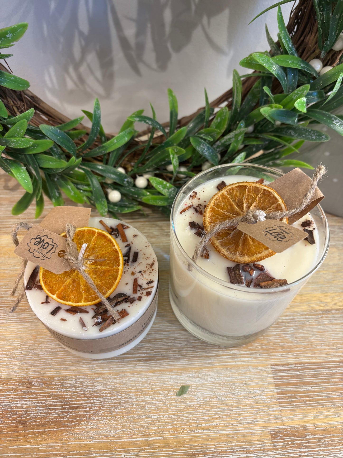 Shredded Cinnamon Soy Wax Candles