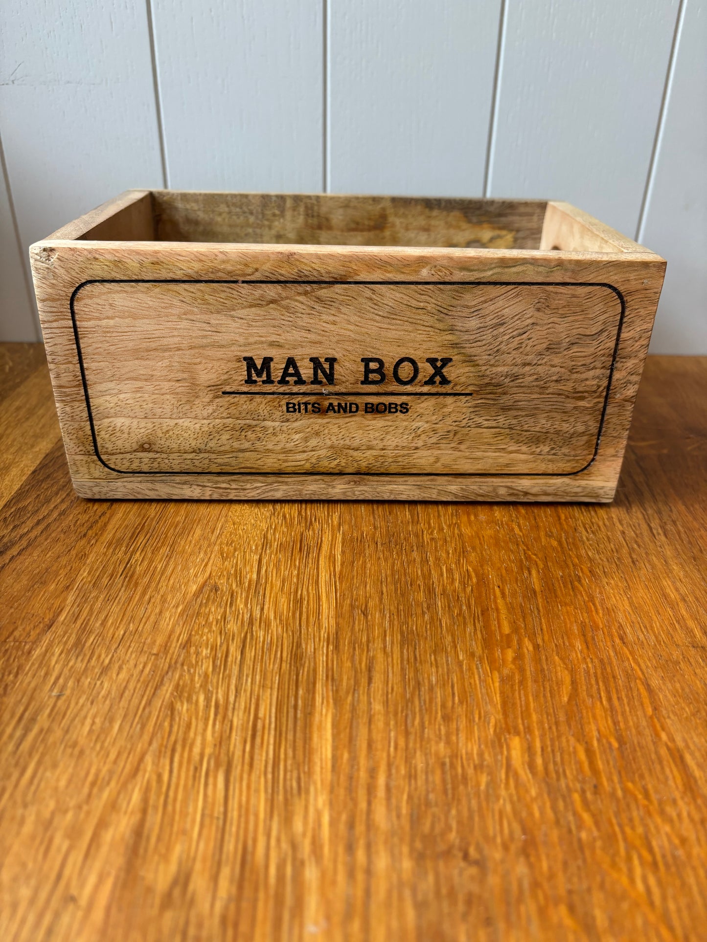 Wooden Man Box