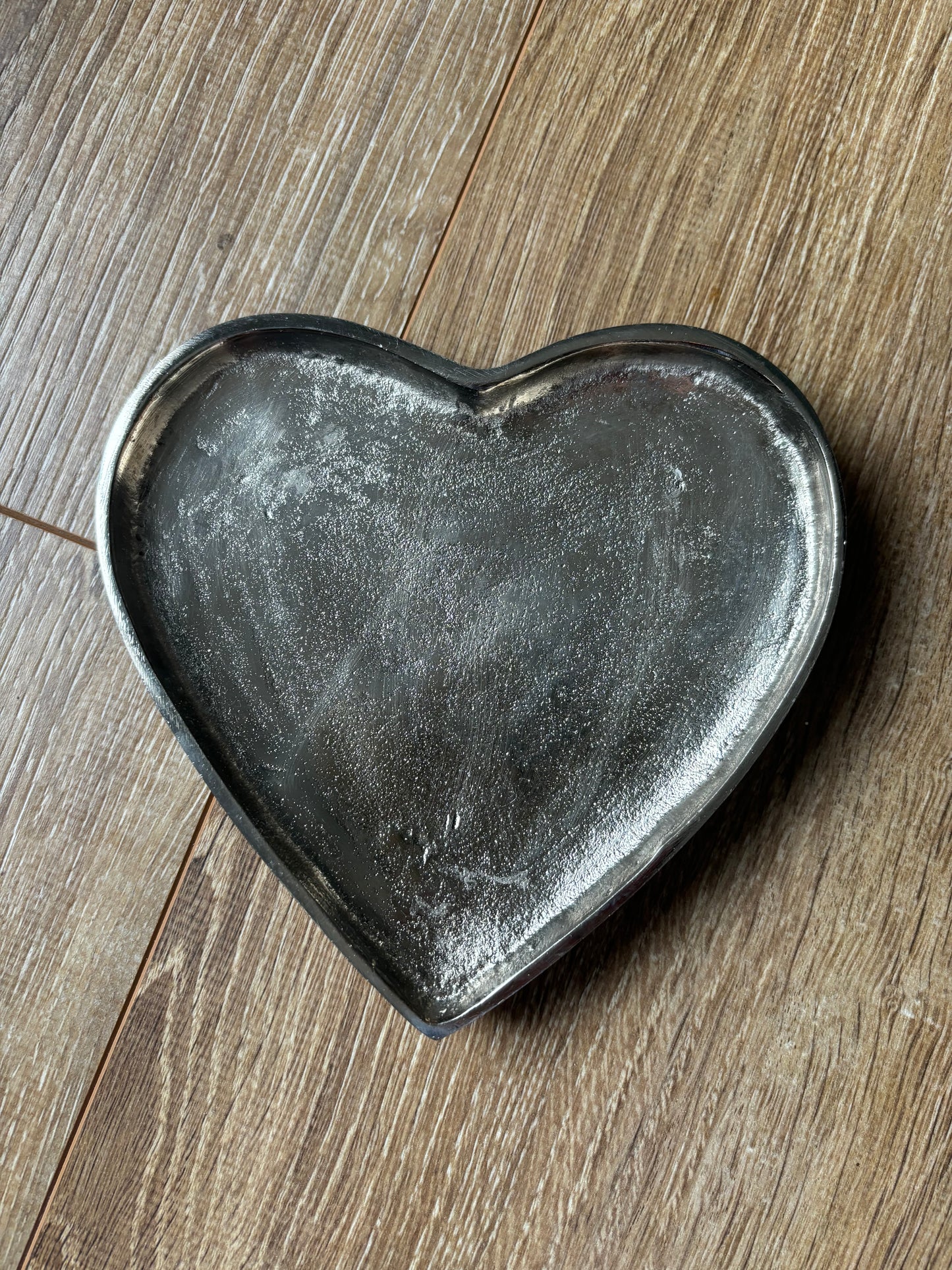 Silver Heart Plate