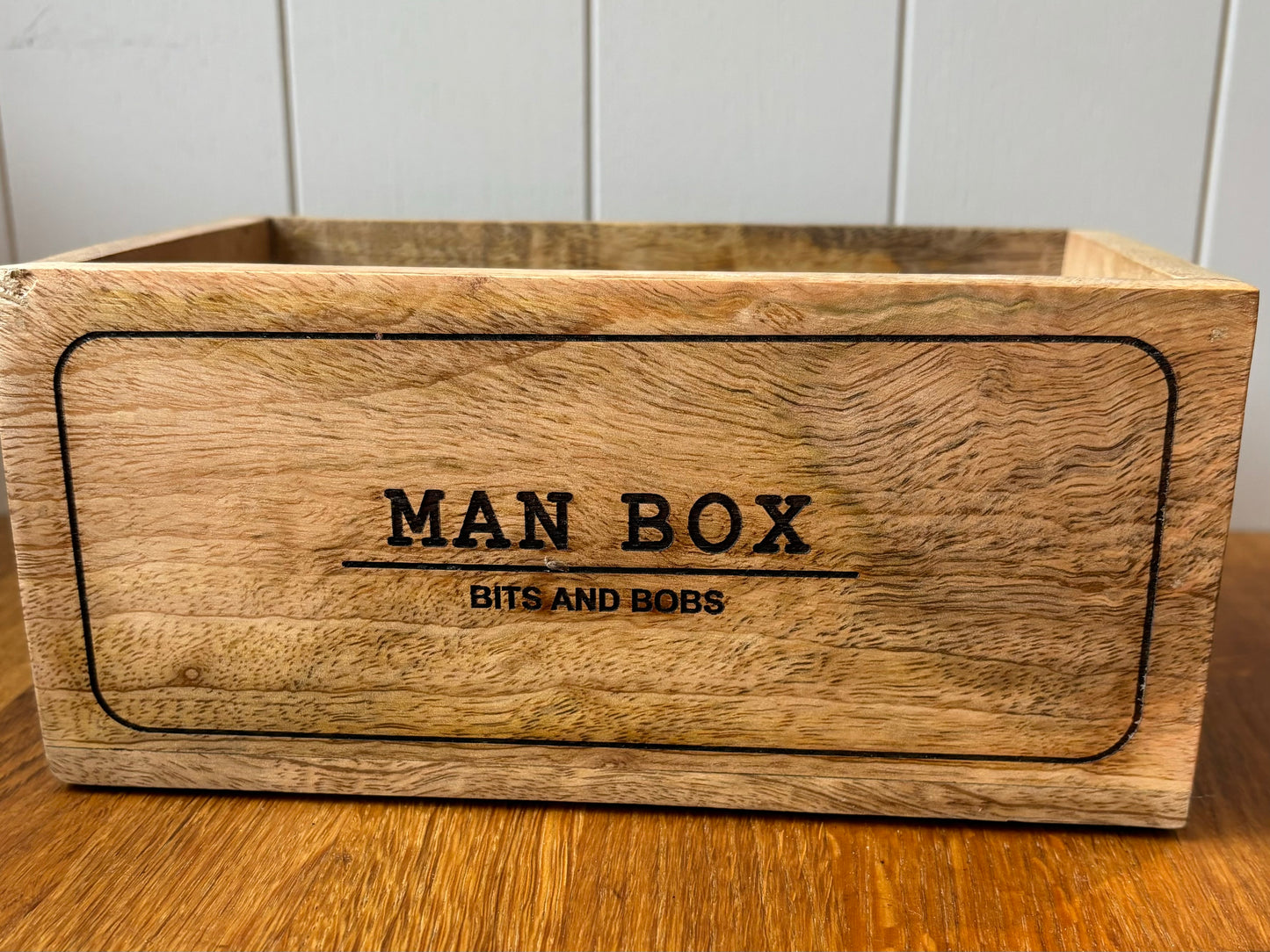 Wooden Man Box