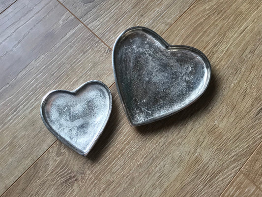 Silver Heart Plate